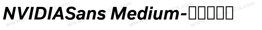 NVIDIASans Medium字体转换